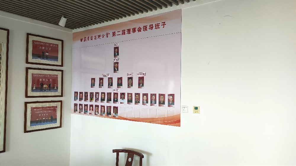 甘肅省僑商聯(lián)合會展板